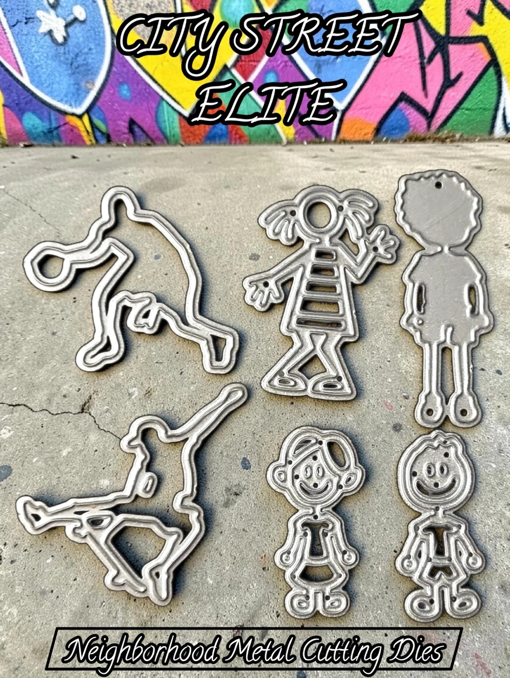 6 Skateboard Basketball Teens Metal Cutting Dies Scrapbooking Card Making Craft